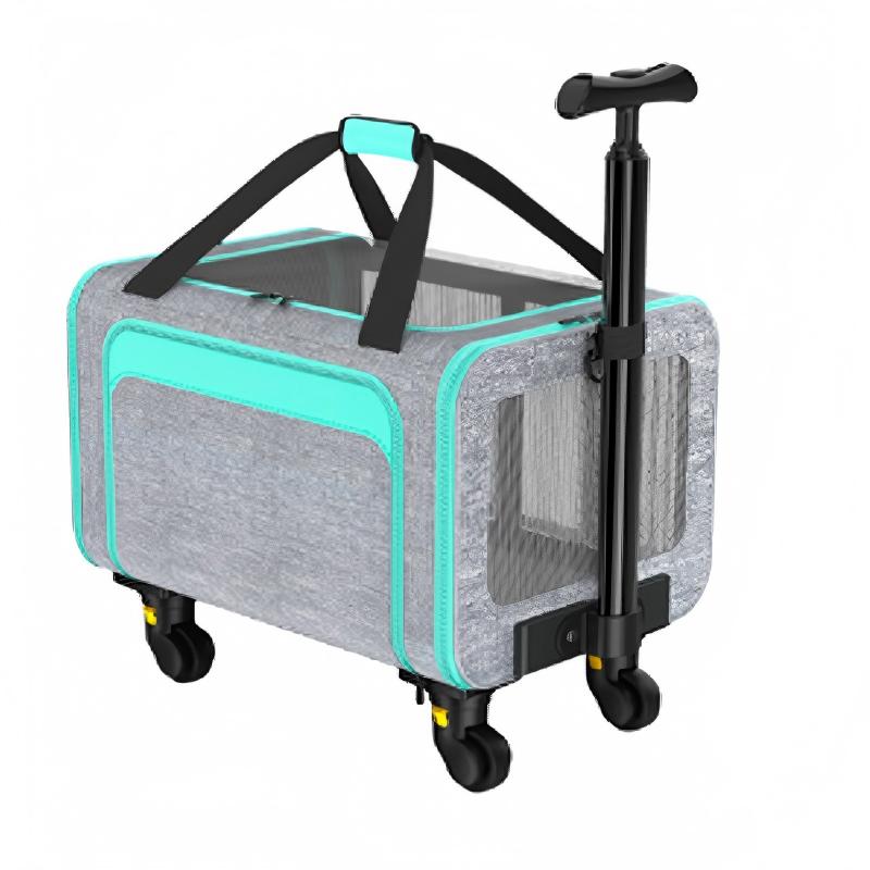 کیف حمل حیوان خانگی آکسفورد قابل ارتقا با دسته تلسکوپی